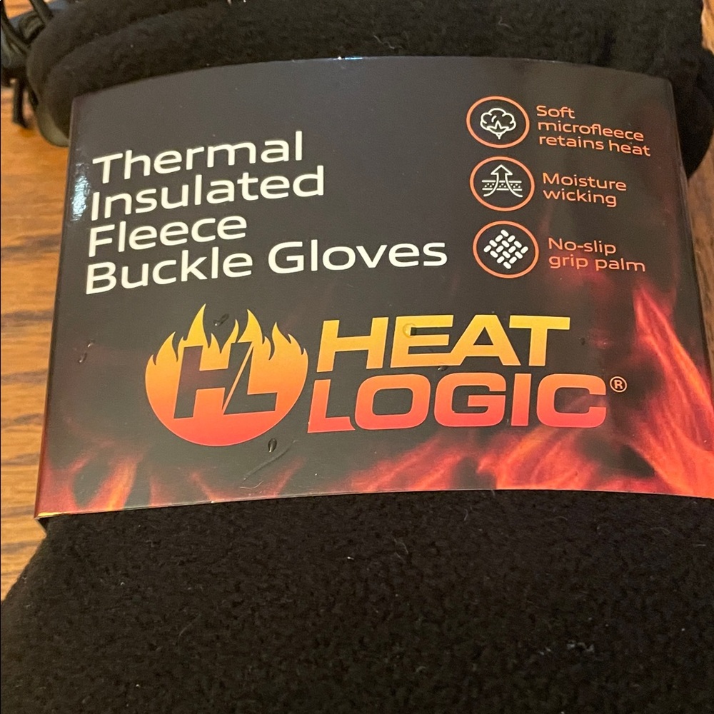 Black Thermal Insulated Fleece Gloves XXXL 3XL - Picture 2 of 8
